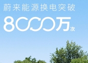新！蔚来换电次数突破8000万次